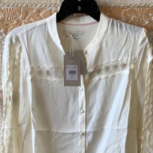 Beautiful Boden Ivory Blouse 💛💛🌼 NWT